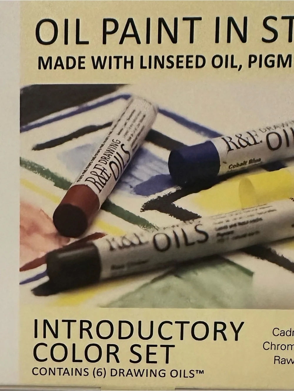 R&F Drawing Oils Introductory Set of 6 - Brand New